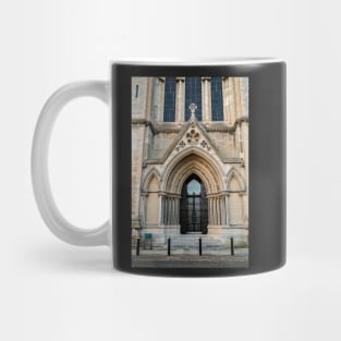 Grand entrance to Norwich cathedral Mug